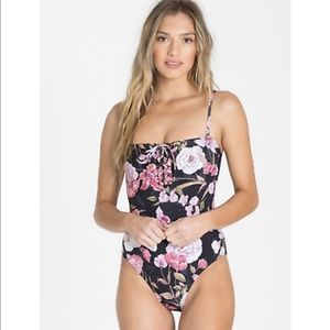 Billabong Floral One Piece Suit